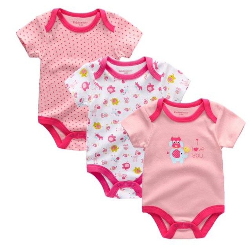 Baby Girl 3 pk Onesies NWT Retail